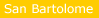 San Bartolom�
